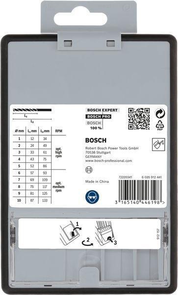 8000343144 - Detailbild3_Metallbohrer-Set PRO Metal HSS-G 10tlg. Arbeits-L.12-87mm D.1-10mm Gr.B BOSCH