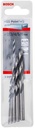 8000343323 - Detailbild_Metallspiralbohrer PointTeQ DIN388 5tlg. Arbeits-L.24-57mm D.2-6mm HSS Typ N