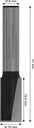 8000343404 - Detailbild5_Nutfräser Standard for Wood Arbeits-L.20mm D.10mm L.51mm Schaft 8mm BOSCH