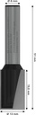 8000343410 - Detailbild_Nutfräser Standard for Wood Arbeits-L.20mm D.13mm L.51mm Schaft 8mm BOSCH