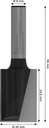 8000343417 - Detailbild4_Nutfräser Standard for Wood Arbeits-L.25mm D.20mm L.56mm Schaft 8mm BOSCH