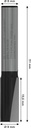8000343428 - Detailbild2_Nutfräser Standard for Wood Arbeits-L.20mm D.9mm L.51mm Schaft 8mm BOSCH