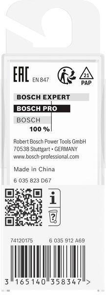 8000343442 - Detailbild2_Nutfräser Standard for Wood Arbeits-L.25,4mm D.10mm L.56mm Schaft 8mm BOSCH