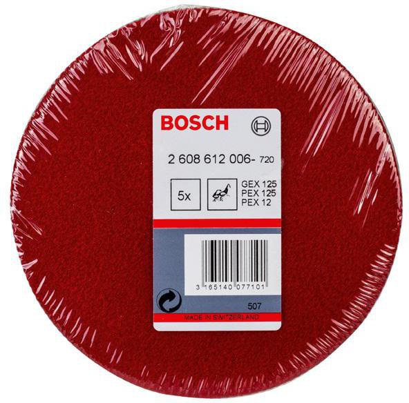 8000343525 - Detailbild5_Polierfilz Arbeits-D.128mm weich Klett f.Exzenterschleifer 5St. BOSCH
