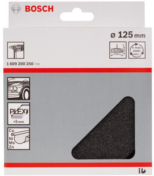 8000343530 - Detailbild_Polierschwamm Arbeits-D.125mm BOSCH