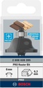8000343551 - Detailbild_Profilfräser B Arbeits-L.17,4mm B.12,7mm L.61mm Schaft 8mm Radius 6,3mm BOSCH