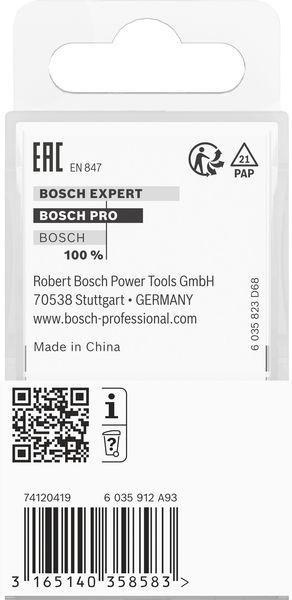 8000343553 - Detailbild_Profilfräser D Arbeits-L.18mm B.15mm L.60mm Schaft 8mm Radius 6,3mm BOSCH