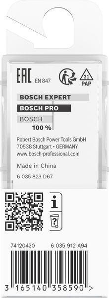 8000343560 - Detailbild_Profilfräser H Arbeits-L.12,7mm D.12,7mm L.46mm Schaft 8mm Radius 2,4mm BOSCH