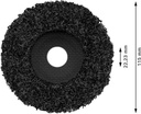 8000343650 - Detailbild3_Reinigungsscheibe PRO N377 Scheiben-D.115mm Bohrungs-D.22,23mm BOSCH