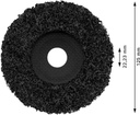 8000343651 - Detailbild_Reinigungsscheibe PRO N377 Scheiben-D.125mm Bohrungs-D.22,23mm BOSCH