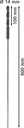 8000343937 - Detailbild_Schalungsbohrer PRO Wood D.14mm L.600mm Schaft-D.8mm HSS f.Bohrm.m.13mm-Futter