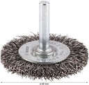 8000343998 - Detailbild_Scheibenbürste PRO Metal clean D.50mm Draht-St.0,3mm Bürsten-B.8mm Stahl