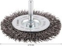 8000344001 - Detailbild4_Scheibenbürste PRO Metal D.75mm Draht-St.0,3mm Bürsten-B.8mm Stahl gewellte
