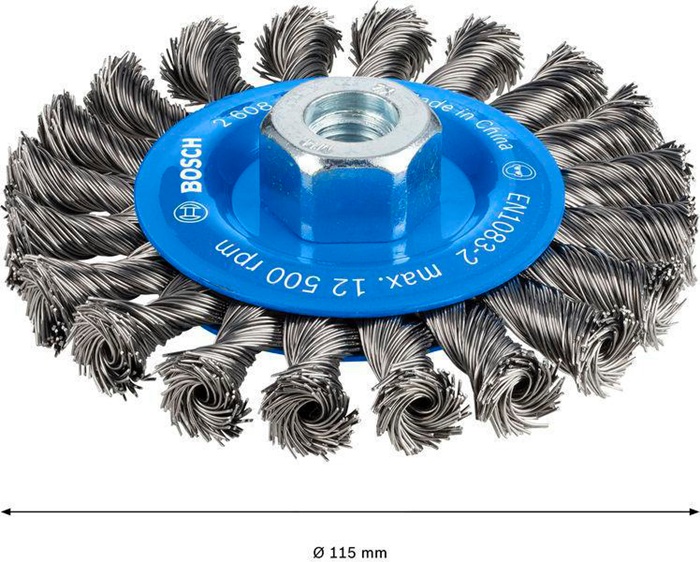8000344011 - Detailbild5_Scheibenbürste PRO Metal heavy D.115mm Draht-St.0,5mm Bürsten-B.12mm Stahl