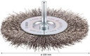 8000344015 - Detailbild_Scheibenbürste PRO Stainless Steel clean D.100mm Draht-St.0,3mm Bürsten-B.10mm