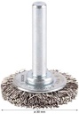 8000344017 - Detailbild2_Scheibenbürste PRO Stainless Steel clean D.30mm Draht-St.0,3mm Bürsten-B.6mm