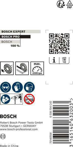 8000344018 - Detailbild_Scheibenbürste PRO Stainless Steel clean D.50mm Draht-St.0,2mm Bürsten-B.15mm