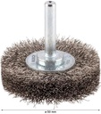 8000344018 - Detailbild3_Scheibenbürste PRO Stainless Steel clean D.50mm Draht-St.0,2mm Bürsten-B.15mm