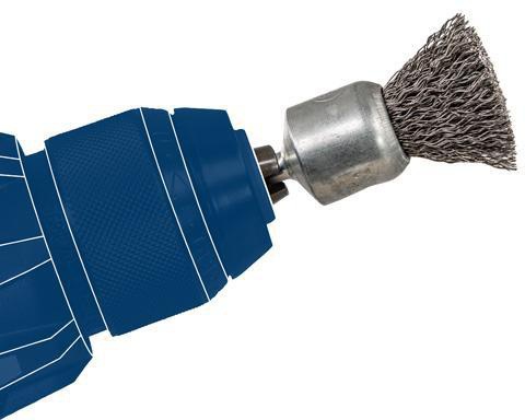 8000344019 - Detailbild2_Scheibenbürste PRO Stainless Steel clean D.70mm Draht-St.0,3mm Bürsten-B.10mm