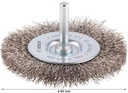 8000344021 - Detailbild4_Scheibenbürste PRO Stainless Steel clean D.80mm Draht-St.0,2mm Bürsten-B.4mm