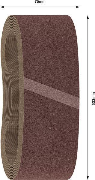 8000344110 - Detailbild5_Schleifbandset PRO X440 LxB 533x75mm Körnung 100 10tlg.BOSCH