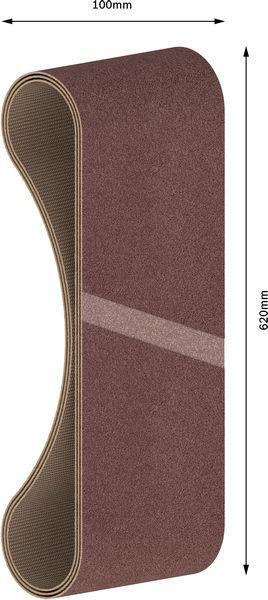 8000344139 - Detailbild5_Schleifbandset PRO X440 3-tlg.B.100mm L.620mm Körnung 150