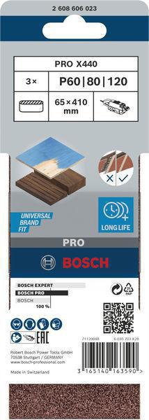 8000344164 - Detailbild2_Schleifbandset PRO X440 3tlg.B.65mm L.410mm Körnung60/80/100