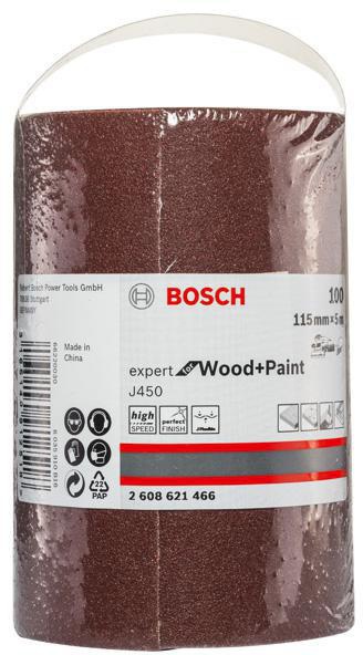 8000344965 - Detailbild5_Schleifrolle J450 Expert for Wood and Paint B.115mm L.5m Körnung 100 BOSCH