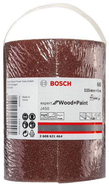 8000344970 - Detailbild3_Schleifrolle J450 Expert for Wood and Paint B.115mm L.5m Körnung 60 BOSCH