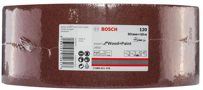 8000344987 - Detailbild4_Schleifrolle J450 Expert for Wood and Paint B.93mm L.50m Körnung 120 BOSCH