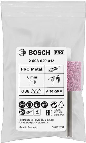 8000345049 - Detailbild5_Schleifstift PRO Steel D.20mm L.26mm Schaft-D.6mm K60 zylindrisch hart BOSCH