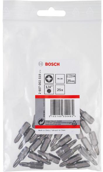 8000345361 - Detailbild2_Schrauberbit Extra-Hart ISO1173 C6.3 PH 2R L.25mm 1/4Zoll-Außen-6kt 25St.