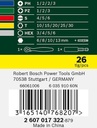 8000345419 - Detailbild_Schrauberbit-Ratschen-Set 26tlg. L.25mm PH/PZ/Hex BOSCH