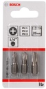 8000345433 - Detailbild_Schrauberbit-Set Extra-Hart 3tlg.PH1/PH2/PH3 L.25mm BOSCH
