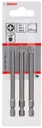 8000345442 - Detailbild2_Schrauberbit-Set Extra-Hart 3tlg.PZ1/PZ2/PZ3 L.89mm BOSCH