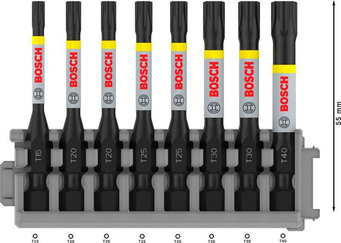 8000345461 - Detailbild5_Schrauberbit-Set PRO 8tlg. L.50mm T15/T20/T25/T30/T40 BOSCH