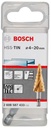 8000346187 - Detailbild_Stufenbohrer Stufen-D.4-20mmSchaft-D.1/4Zoll L.70,5mm HSS TiN-besch. 9 Stufen