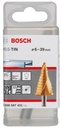 8000346190 - Detailbild2_Stufenbohrer Stufen-D.6-39mm Schaft-D.10mm L.93,5mm HSS TiN-besch. 12 Stufen