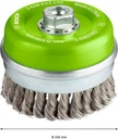 8000346342 - Detailbild_Topfbürste PRO Stainless Steel heavy D.100mm Draht-St.0,35mm Edelstahl M14 BOSCH