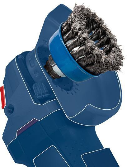 8000346348 - Detailbild2_Topfbürste PRO Stainless Steel clean D.65mm Draht-St.0,3mm Edelstahl M14 BOSCH