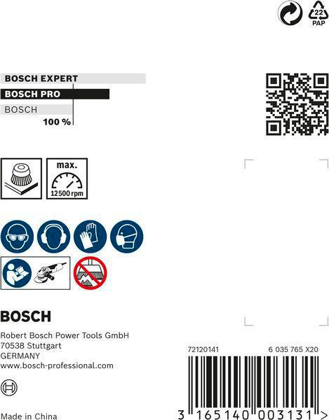 8000346359 - Detailbild2_Topfbürste PRO Metal D70mm Draht-St0,3mm Messing gewellter Draht M14 BOSCH