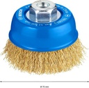 8000346360 - Detailbild_Topfbürste PRO Multi Material clean D.75mm Draht-St0,3mm Messing gewellter Draht