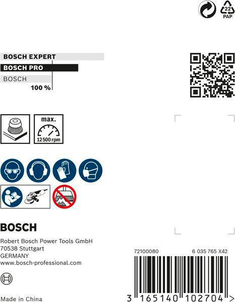 8000346360 - Detailbild2_Topfbürste PRO Multi Material clean D.75mm Draht-St0,3mm Messing gewellter Draht