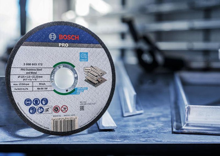 8000346401 - Detailbild2_Trennscheibe PRO Stainless Steel and Metal D.115mm gerade Dicke1,6mm BOSCH