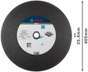8000346421 - Detailbild5_Trennscheibe PRO Metal A 36 R BF D.400mm Bohrung 25,4mm gerade Dicke3,2mm