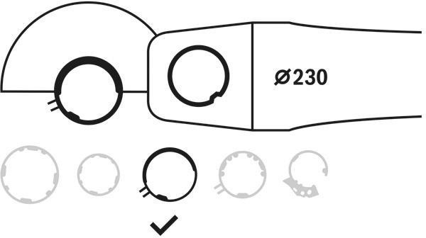 8000346522 - Detailbild_Trennschutzhaube EN/EC 60745 D.230mm m.Codierung u.Schnellspannung BOSCH