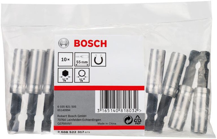 8000346530 - Detailbild3_Universalhalter Abtrieb 1/4Zoll L.55mm D.10mm magnetisch 10Stk. BOSCH