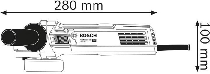 8000346690 - Detailbild2_Winkelschleifer GWS 880 125mm 880 W 11000min-¹ BOSCH