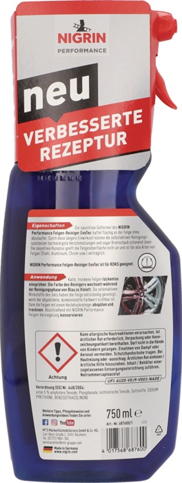 4000363289 - Detailbild_Felgen-Reiniger EvoTec Performance 750ml Sprühflasche NIGRIN