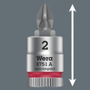 8000378009 - Detailbild_Schraubendrehereinsatz 8751 A Phillips 1/4 Zoll Kreuzschlitz PH PH 2 L.28mm WERA